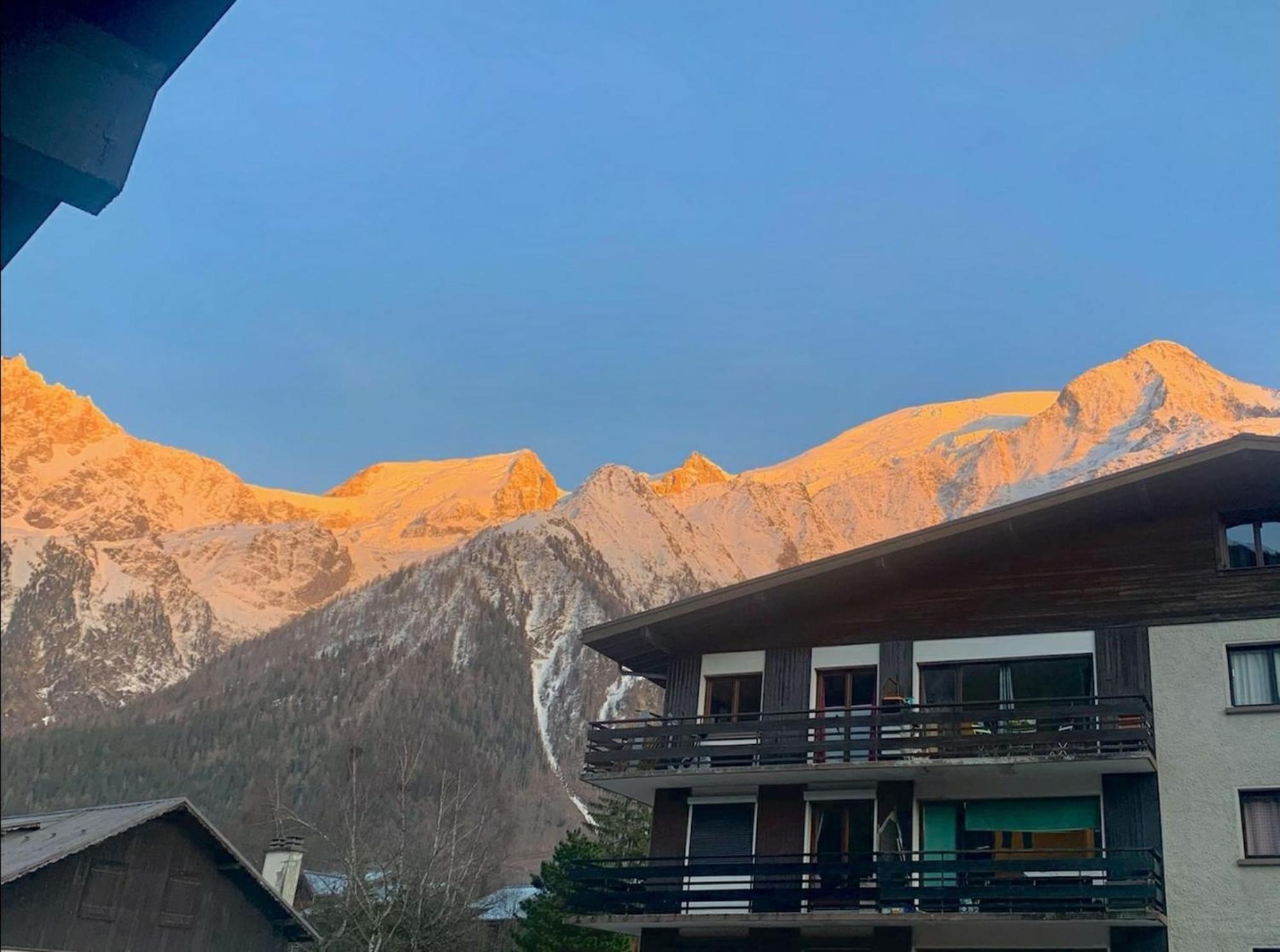 Les Dryades - Renove - Balcon Avec Vue Mt Blanc Les Houches Dış mekan fotoğraf
