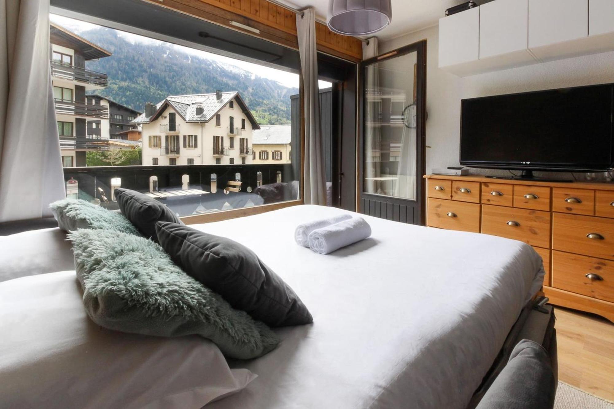 Les Dryades - Renove - Balcon Avec Vue Mt Blanc Les Houches Dış mekan fotoğraf